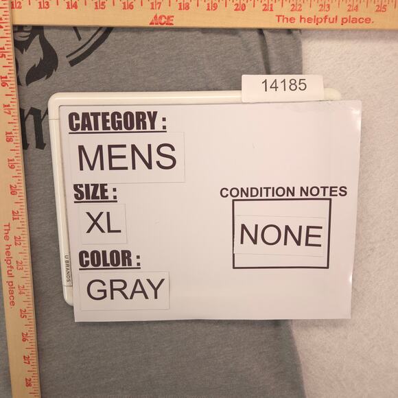 Jagermeister Crew Neck Shorts Sleeve Shirt Adult Mens Size Extra Large XL Gray - Picture 8 of 9